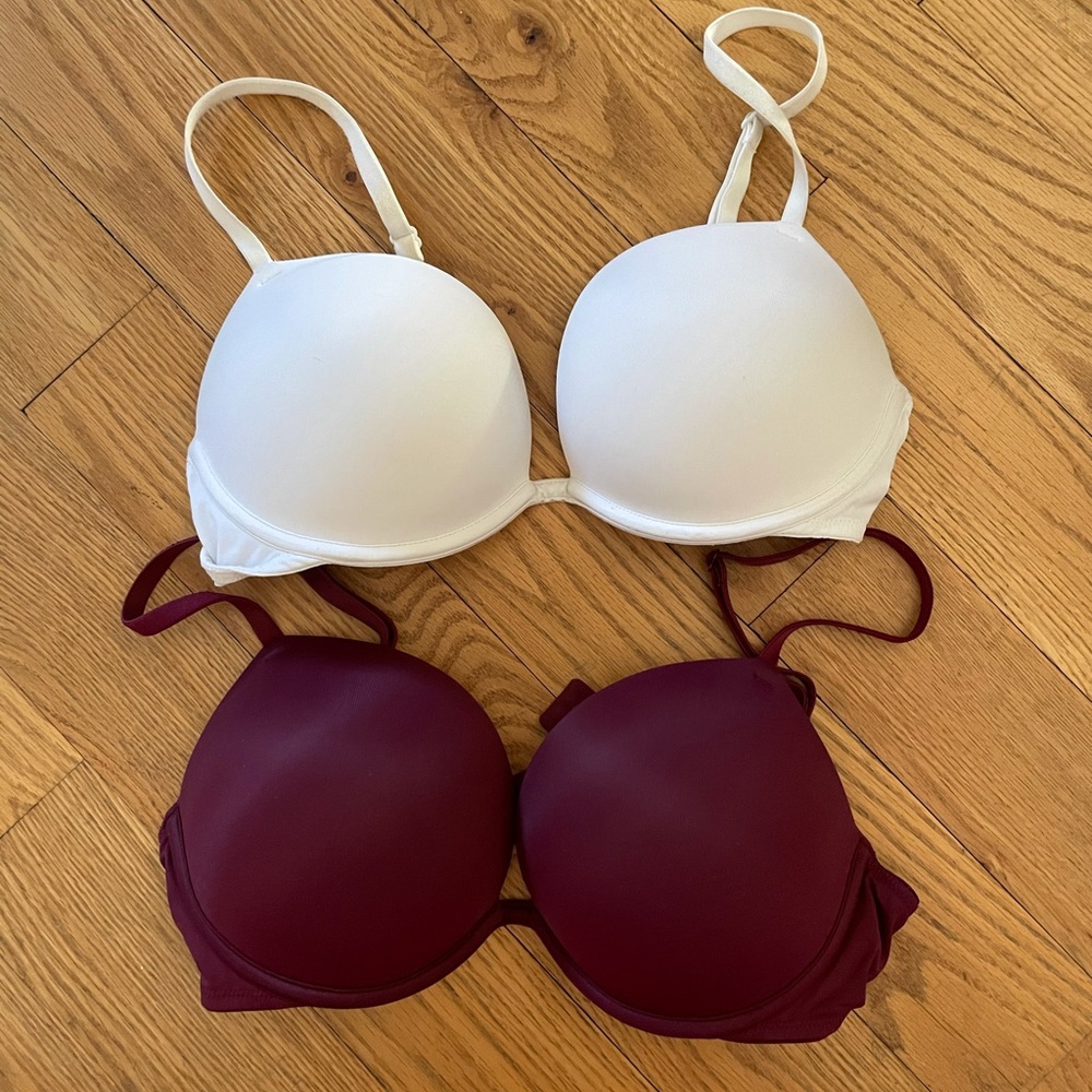 Victoria Secret Pink 34c push up bra set